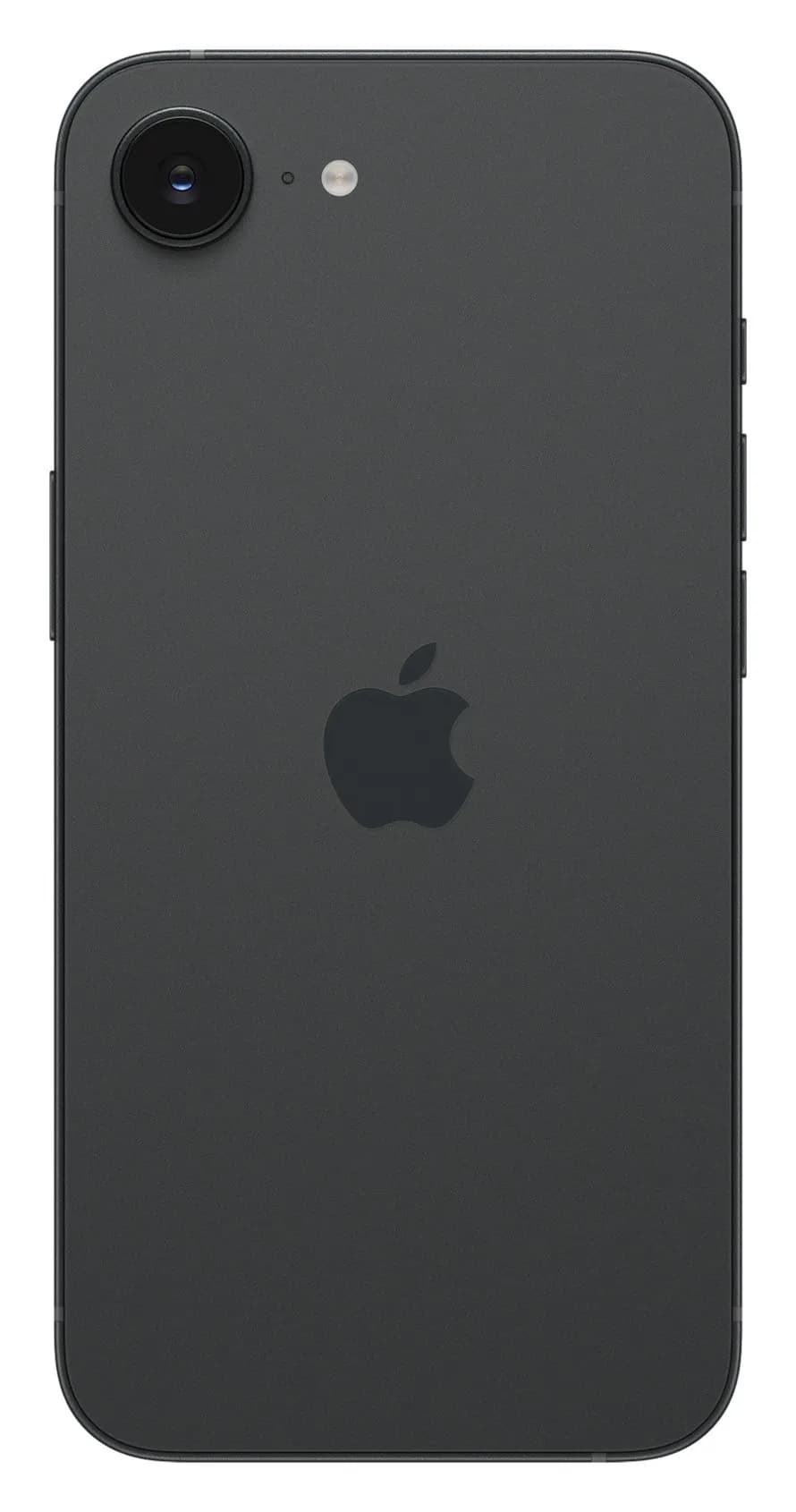 Apple iPhone 17e em Preto – traseira com câmaras, imagem oficial Apple
