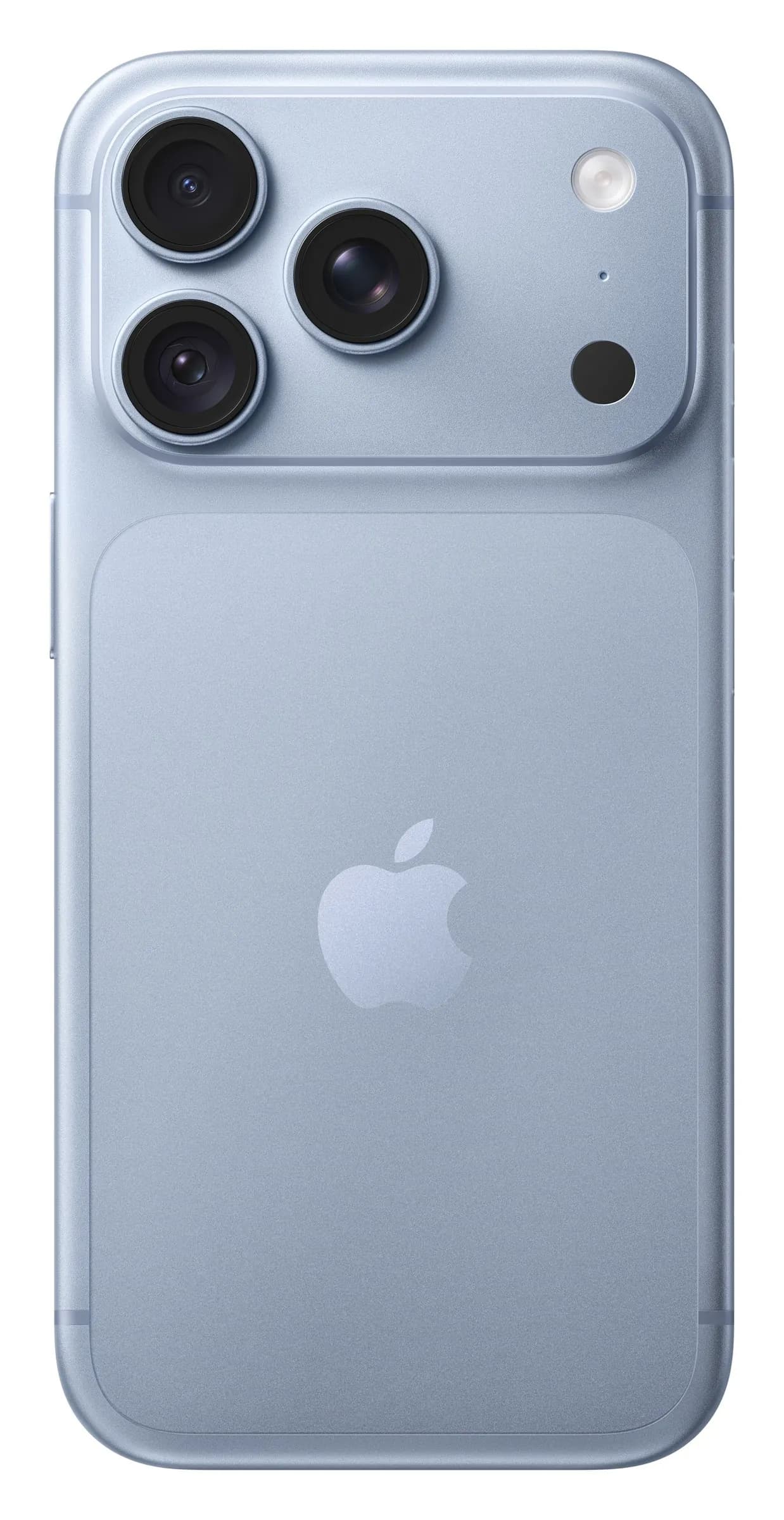 Apple iPhone 18 Pro em Glaciar – traseira com câmaras, imagem oficial Apple