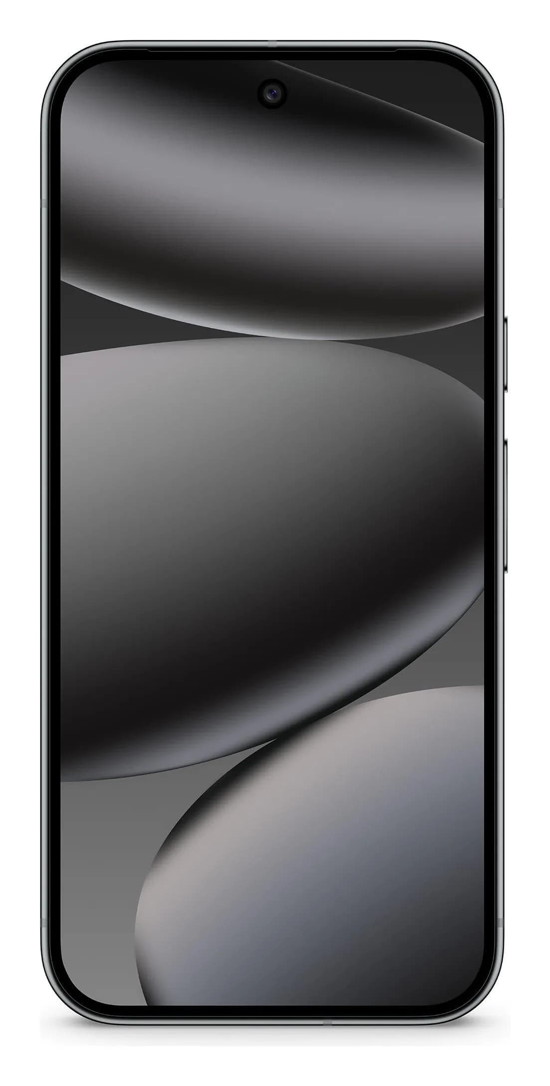 Google Pixel 10 Pro em Obsidiana – frente com o ecrã, imagem oficial Google