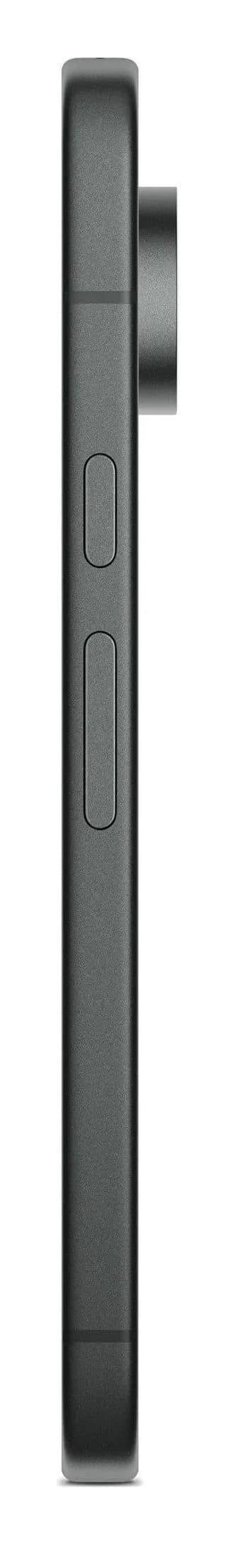 Google Pixel 11 Pro em Obsidiana – vista lateral, imagem oficial Google
