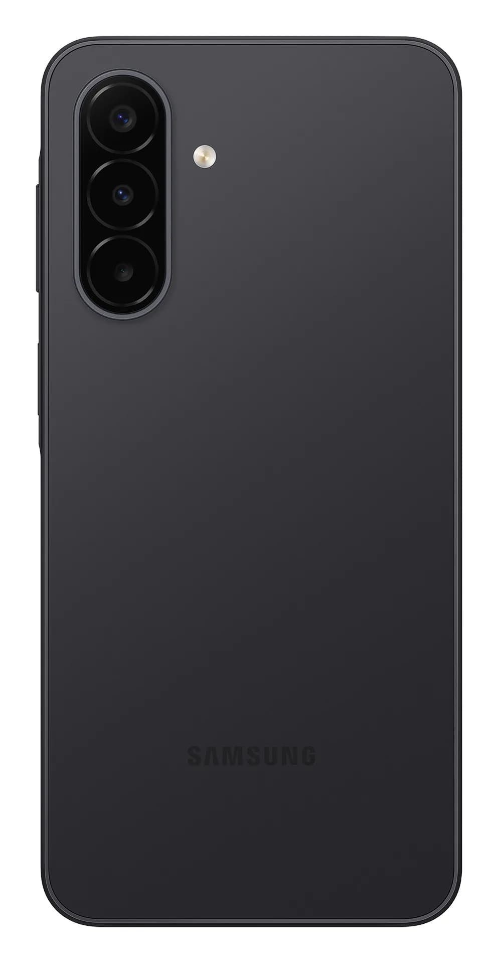 Samsung Galaxy A18 em Preto – traseira com câmaras, imagem oficial Samsung