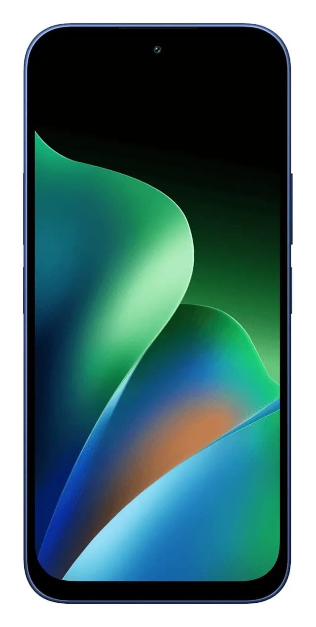 Telemóvel Redmi 17 4G visto de frente, ecrã de 6,9 polegadas
