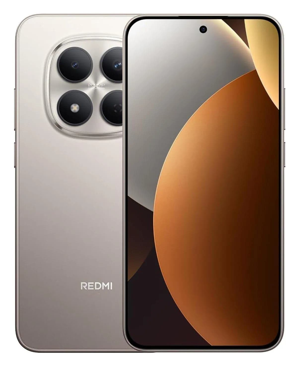 Xiaomi Redmi Note 15 Pro 4G em Titanium – frente e traseira, imagem oficial Xiaomi