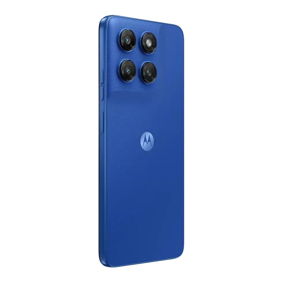 Motorola Moto G47 Power em PANTONE Nautical Blue – traseira com câmara de 108 MP, imagem oficial Motorola