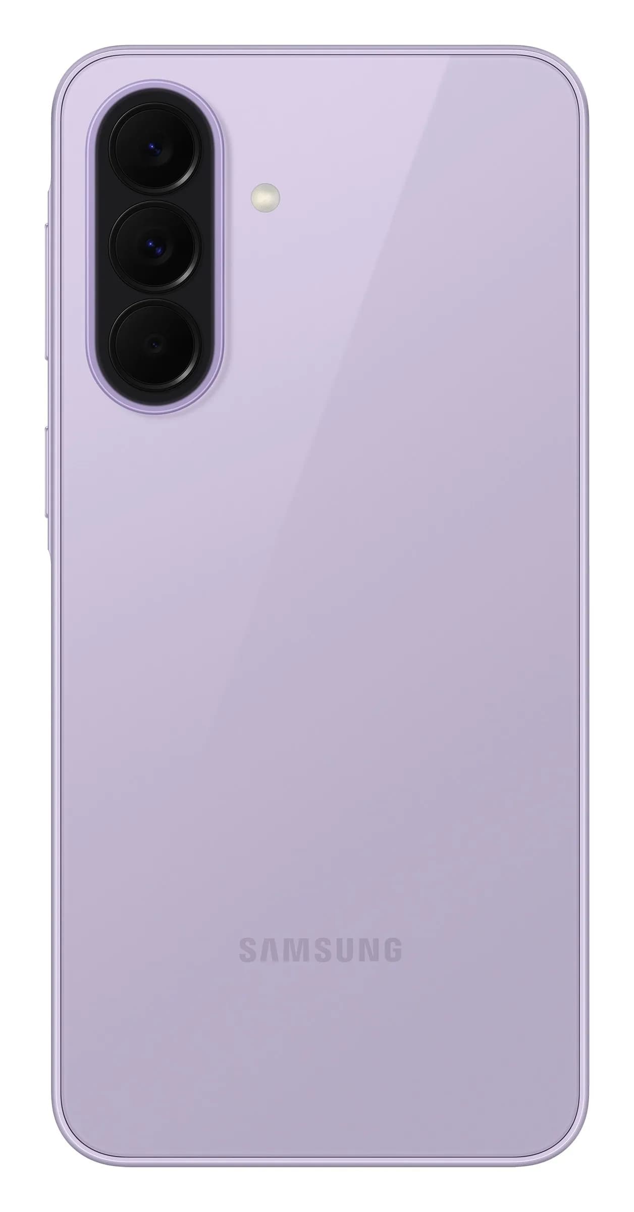 Samsung Galaxy A37 em Violeta – traseira com câmaras, imagem oficial Samsung