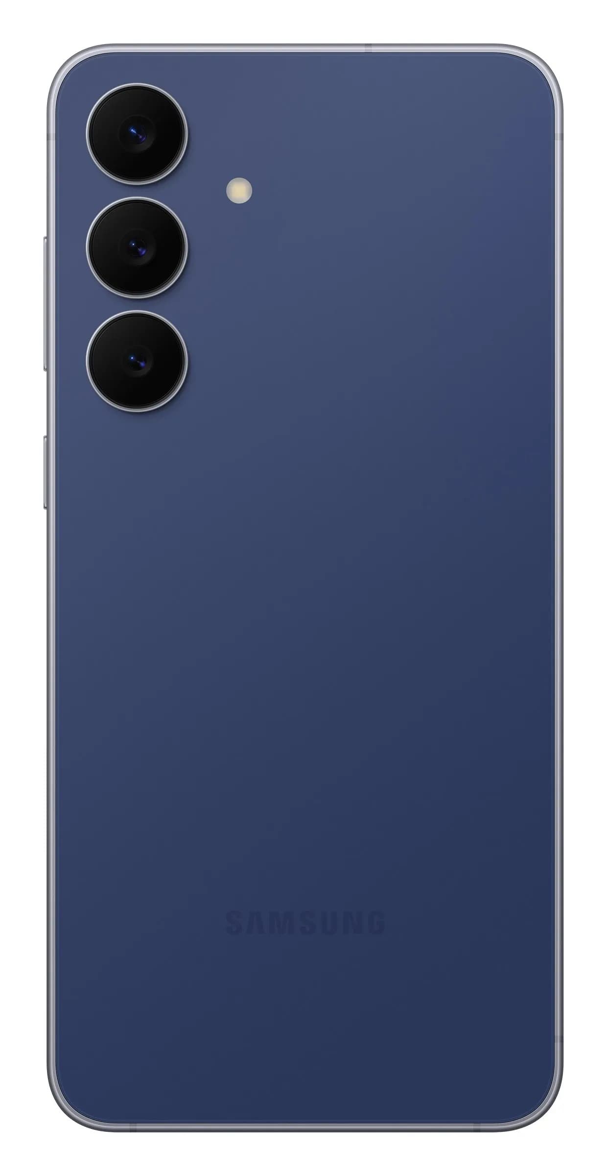 Samsung Galaxy S25 FE em Azul Marinho – traseira com câmaras, imagem oficial Samsung