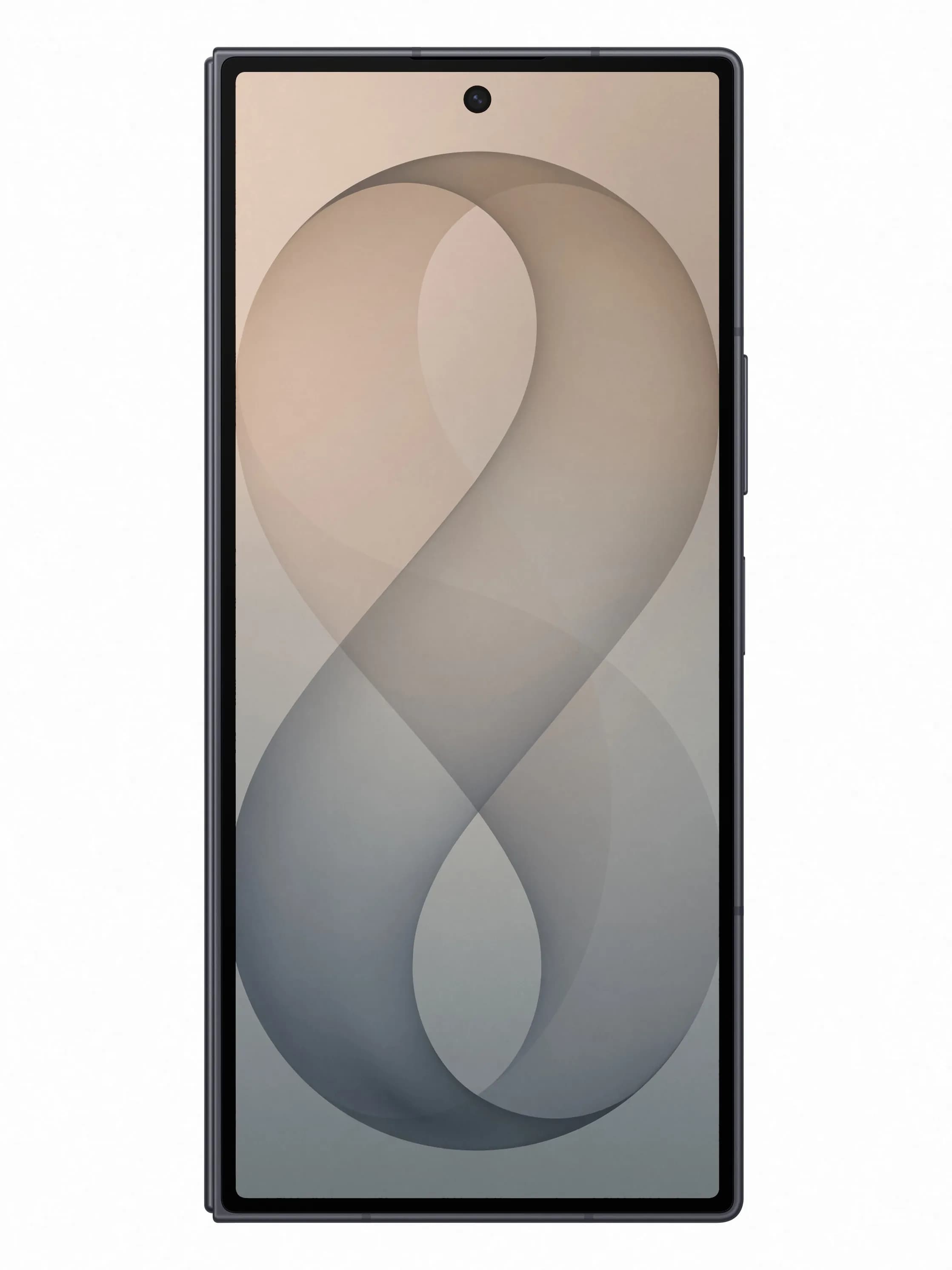 Samsung Galaxy Z Fold8 Ultra de frente, ecrã exterior de 6,5 polegadas